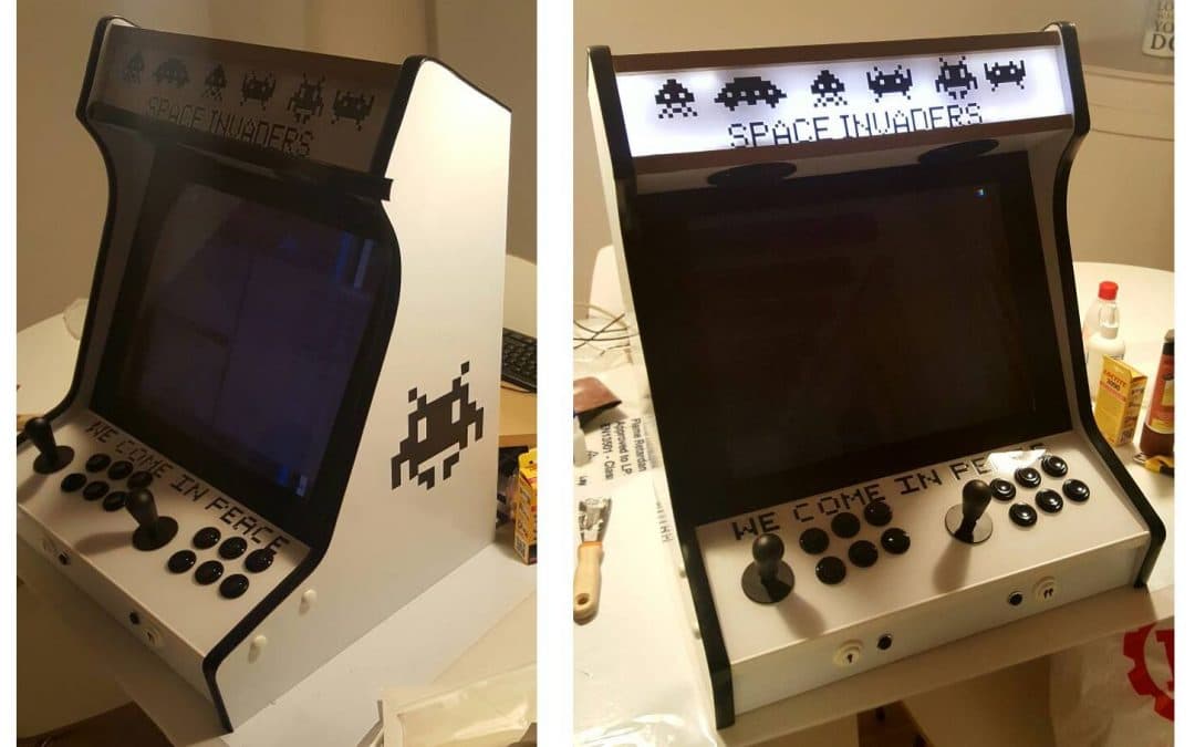 Customized Bartop Space Invaders 19″