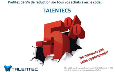 Blog Coupon de réduction temporaire de 5%