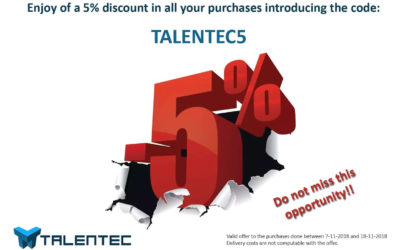 Temporary discount coupon of 5%