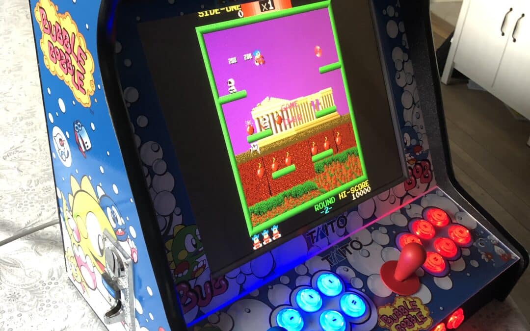 Bartop with Bubble Bobble design
