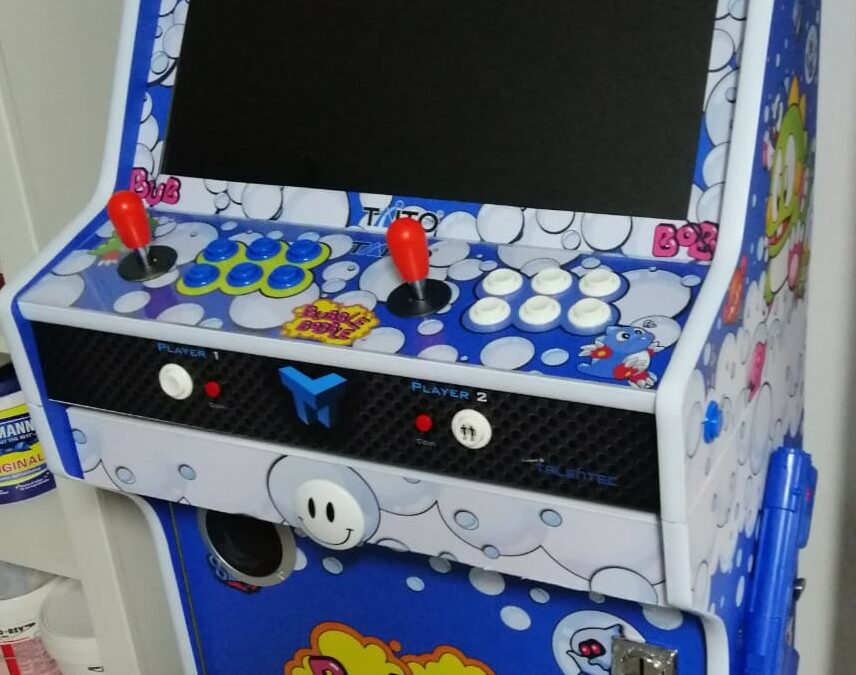 Bartop + Stand 24 “with Bubble Bobble design