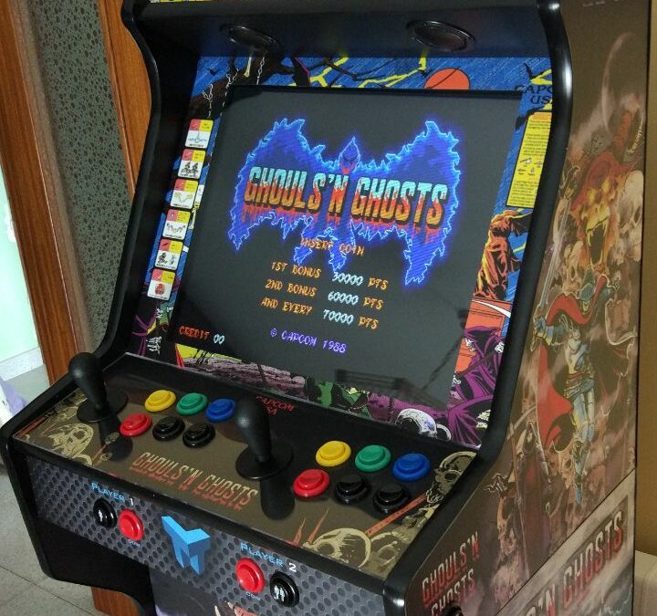 Bartop + Stand with Ghost and Goblins design