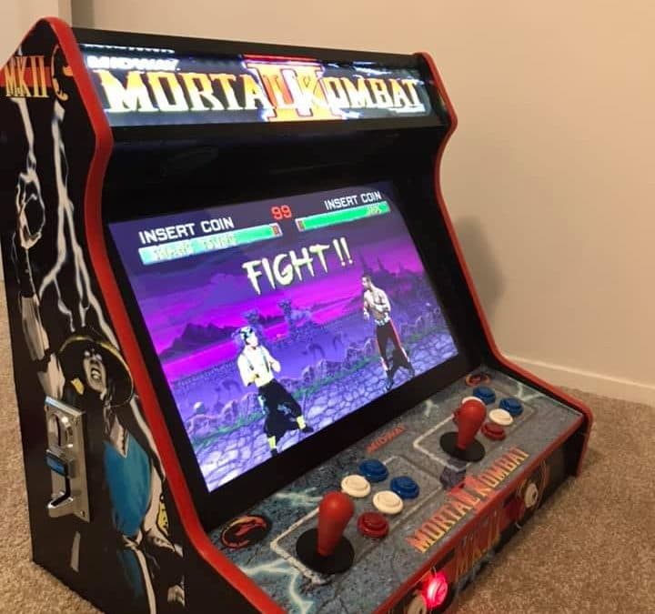 Bartop 24″ with Mortal Kombat custom design