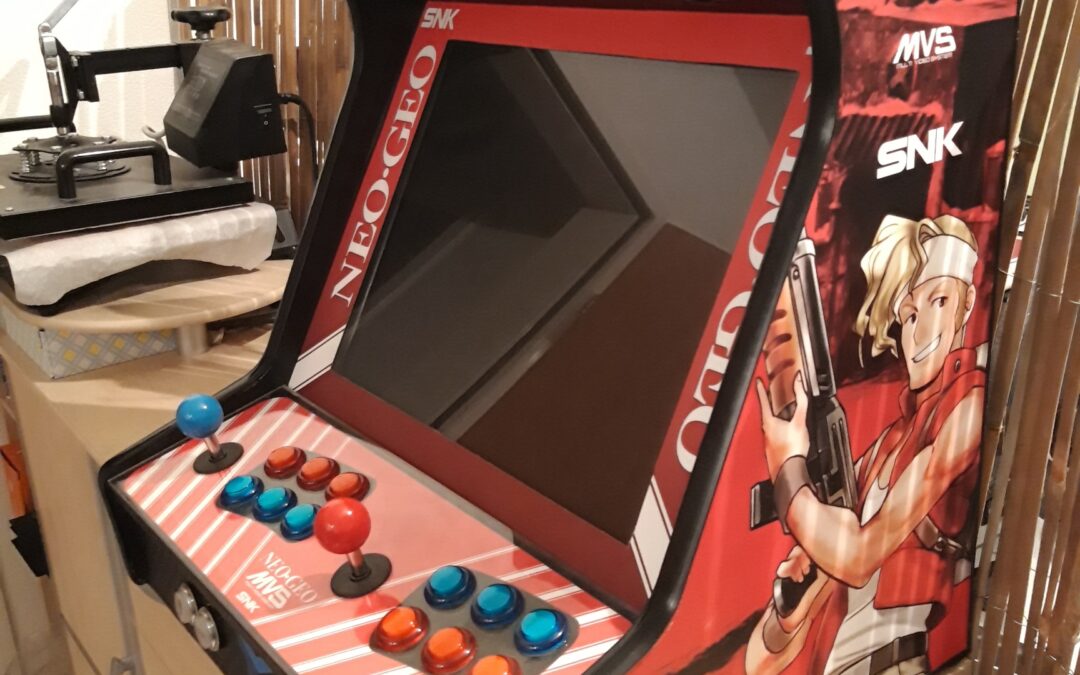 Bartop 19″ with Metal Slug vinyl