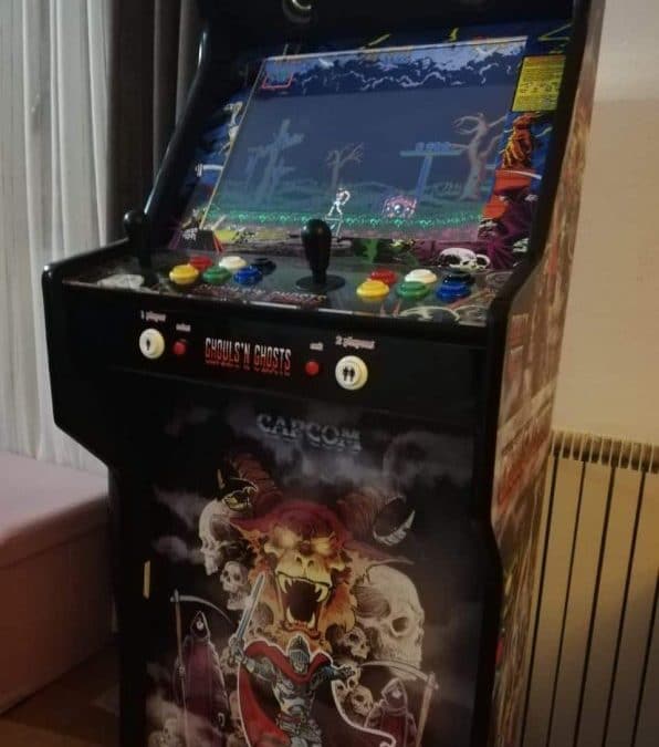 Bartop + Socle avec vinyle de Ghost and Goblins