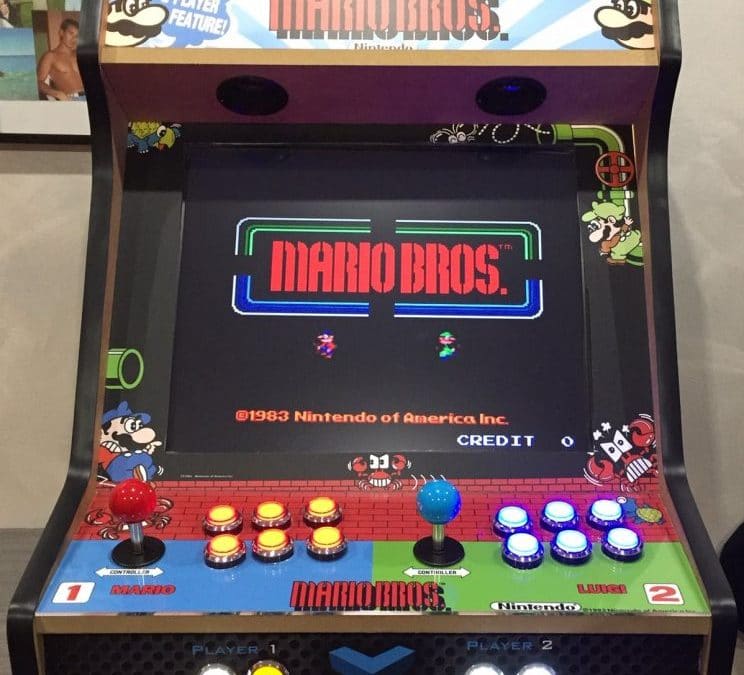 Bartop 19&Prime; avec dessin de Mario Bros