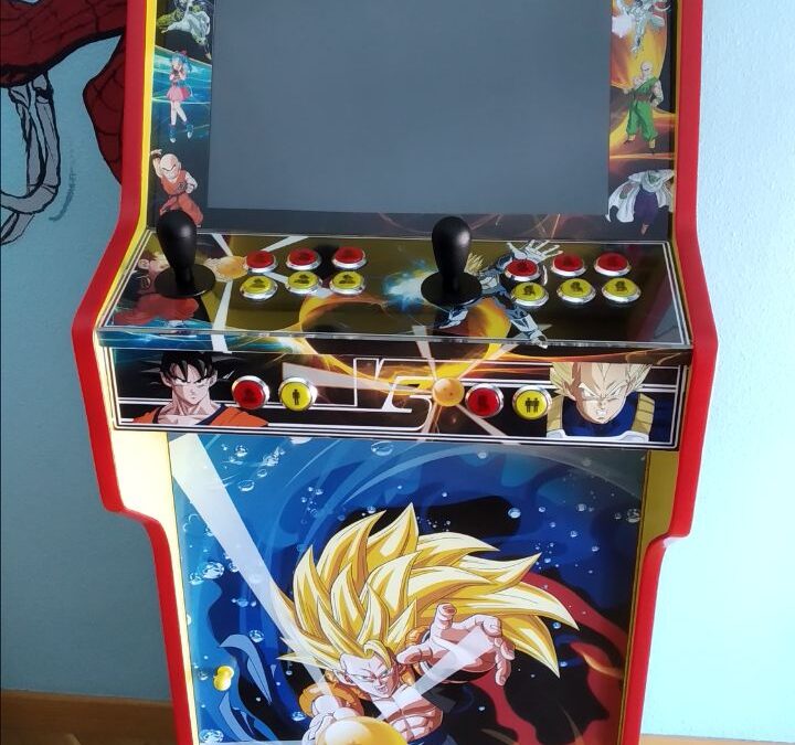 Bartop 24 “and pedestal with custom vinyl