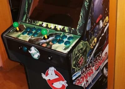 19in Bartop and stand with custom Ghostbusters design