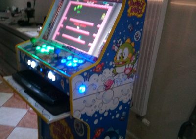 24in Bartop and stand with Bubble bobble design