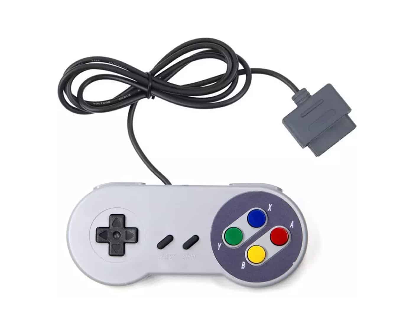 Manette contrôleur compatible avec la Super NES (SNES) – TALENTEC