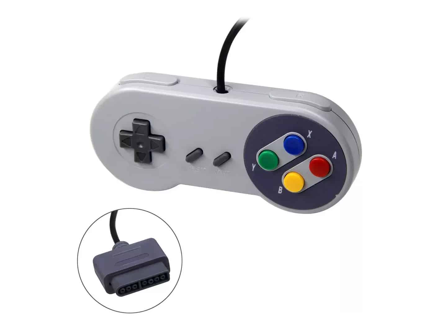 Manette contrôleur compatible avec la Super NES (SNES) – TALENTEC